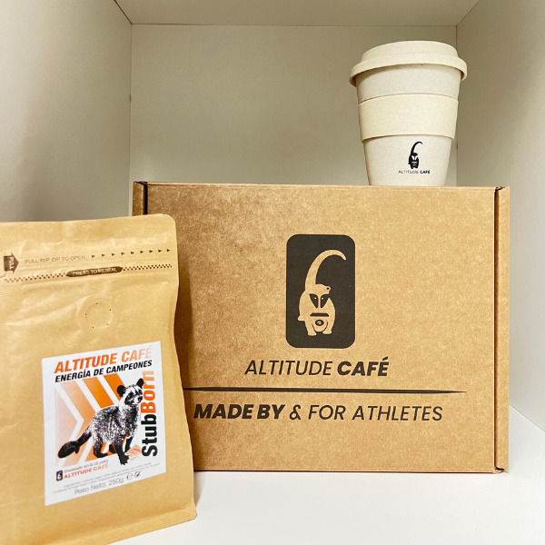 Pack "PRE-WORK" - X 1 PACK 250 gr café de especialidad + vaso CAFETERO "Altitude"